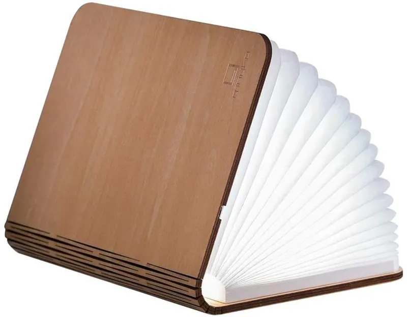 Gingko Mini Smart Book Light in Maple